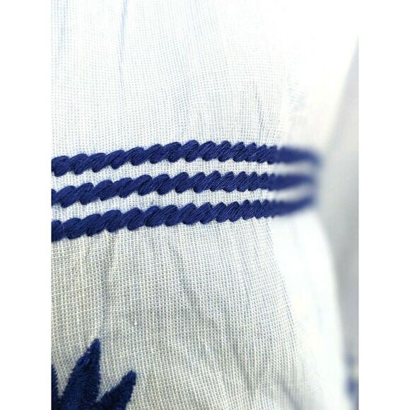 Anthropologie THML  Dress Off Shoulder Embroidered - Picture 8 of 12